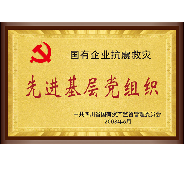 國有企業(yè)抗震救災(zāi)“先進(jìn)基層黨組織”