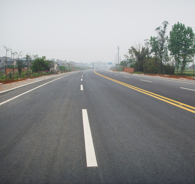 2005年-雙流縣華陽至大林至藉田公路路面工程...