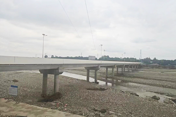 什邡市X112禾隱路永濟(jì)大橋新建工程正式建成通車(chē)